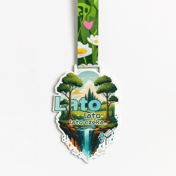Medal "Lato, lato czeka..." – Wyzwanie biegowe/nordic walking wzdłuż Wisły – 1022 km Medal "Lato, lato czeka..." – Wyzwanie biegowe/nordic walking wzdłuż Wisły – 1022 km